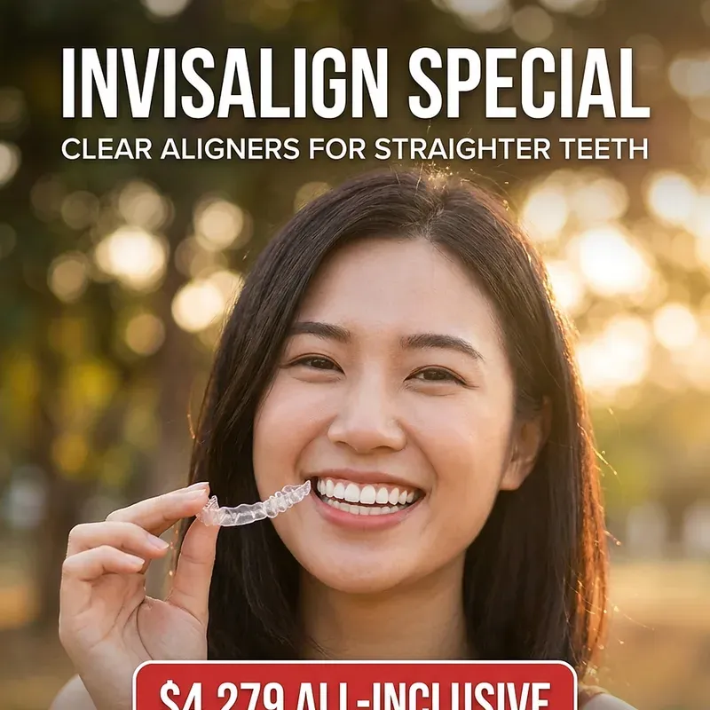 Anonymized invisalign dental ad, active 12 days
